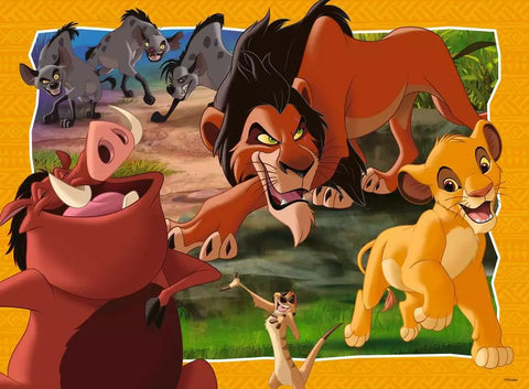 Ravensburger dėlionė „Disney Liūtas karalius“, 200 XXL det., nuo 8 m.