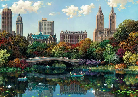 Ravensburger dėlionė „Bow tiltas Niujorko Centriniame parke“, 1000 det.