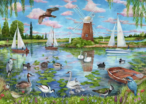 Ravensburger dėlionė „Gyvenimas prie Anglijos ežerų“, 1000 det.