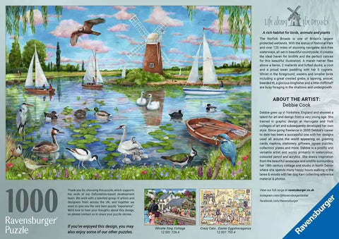 Ravensburger dėlionė „Gyvenimas prie Anglijos ežerų“, 1000 det.