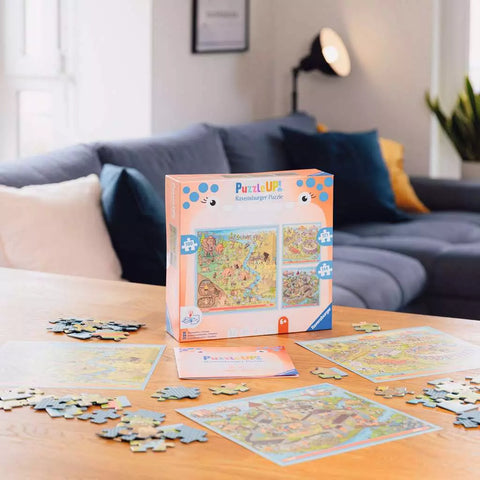 Ravensburger PuzzleUP! 3 dėlionės „Istorija“, 100–144 det., nuo 6 m.