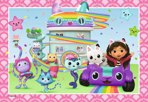 Ravensburger 2 dėlionės „Gabby's Dollhouse II“, 2×24 det., nuo 4 m.
