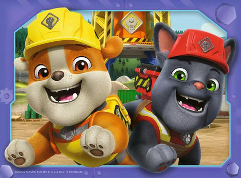 Ravensburger 4 dėlionės „Rubble & Crew“, 12–24 det., nuo 3 m.
