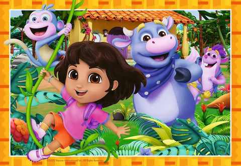 Ravensburger 2 dėlionės „Dora“, 2×12 det., nuo 3 m.