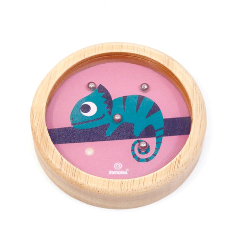 Svoora medinis balansavimo žaidimas Chameleonas – vaikams 5+, mini kelionėms