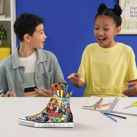 Ravensburger 3D dėlionė batas-pieštukinė „Marvel Keršytojai“, 108 det., nuo 8 m.