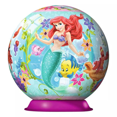 Ravensburger 3D dėlionė-rutulys „Disney Undinėlė Arielė“, 108 det., nuo 7 m.