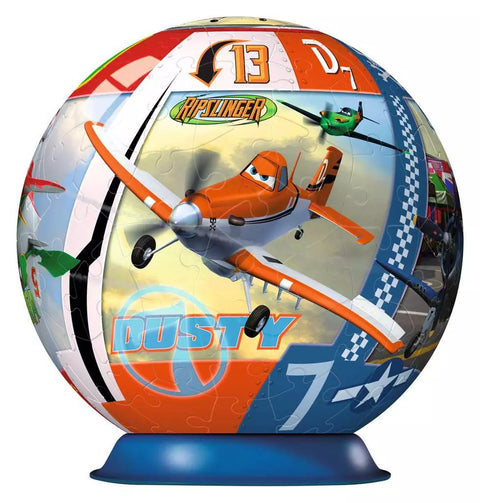 Ravensburger 3D dėlionė-rutulys „Disney Lėktuvai“, 108 det., nuo 7 m.