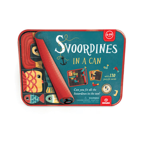 Svoora magnetinis galvosūkis Sardinės skardinėje – žaidimas vaikams 6+