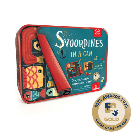 Svoora magnetinis galvosūkis Sardinės skardinėje – žaidimas vaikams 6+