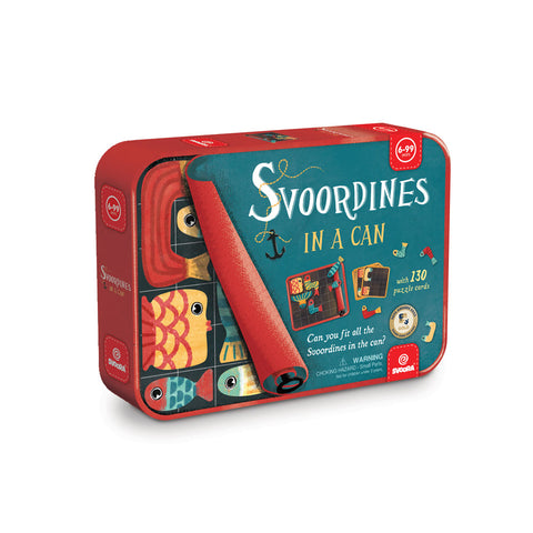 Svoora magnetinis galvosūkis Sardinės skardinėje – žaidimas vaikams 6+