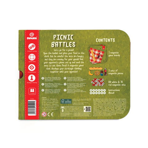 Svoora magnetinis stalo žaidimas Pikniko mūšis – šeimai, 6+