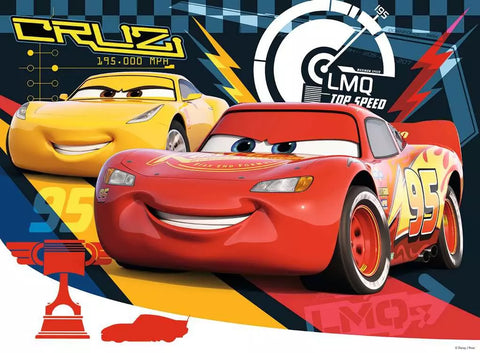 Ravensburger dėlionė „Disney Pixar Ratai 3“, 200 XXL det., nuo 8 m.