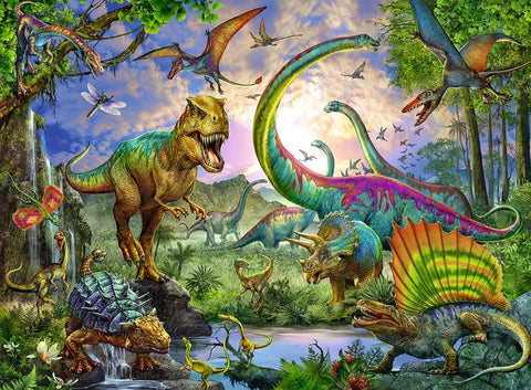 Ravensburger dėlionė „Milžinų karalystė“, 200 XXL det., nuo 8 m.