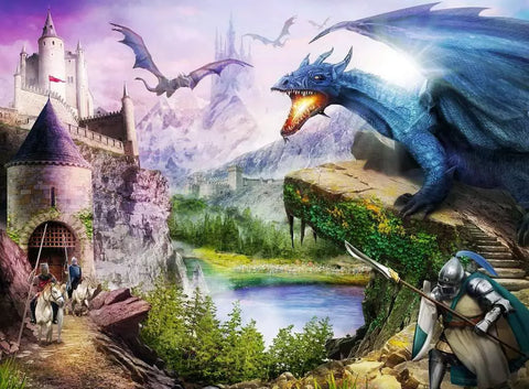 Ravensburger dėlionė „Chaoso kalnai“, 200 XXL det., nuo 8 m.