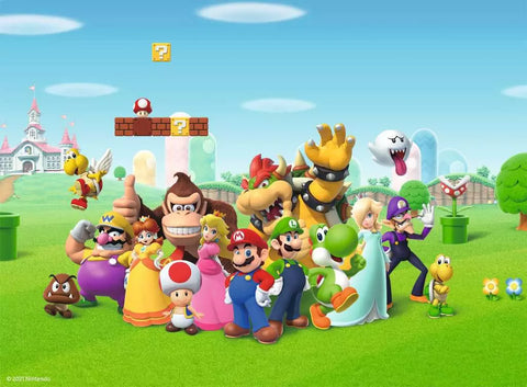Ravensburger dėlionė „Super Mario ir draugai“, 200 XXL det., nuo 8 m.