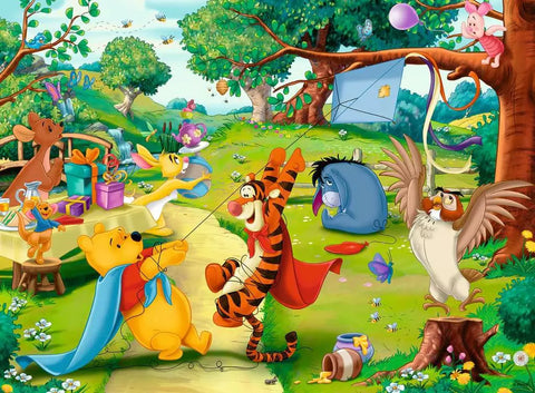 Ravensburger dėlionė „Disney Mikė Pūkuotukas“, 100 XXL det., nuo 6 m.