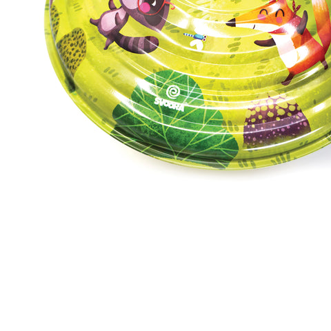 Svoora skardinis vilkelis su garsu „Miškas“ – žaislas vaikams 3+