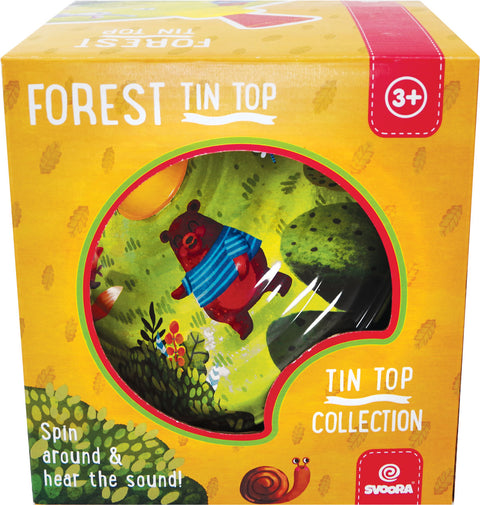 Svoora skardinis vilkelis su garsu „Miškas“ – žaislas vaikams 3+