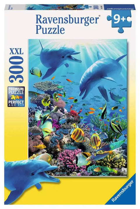 Ravensburger dėlionė „Povandeninis nuotykis“, 300 XXL det., nuo 9 m.