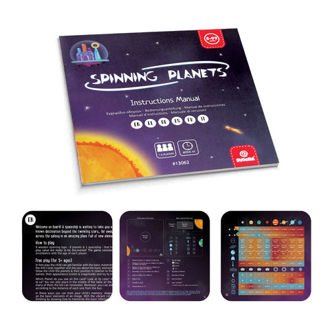 Svoora Besisukančios planetos – Saulės sistemos medinis edukacinis žaidimas 5+