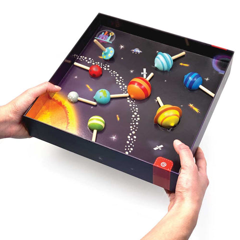 Svoora Besisukančios planetos – Saulės sistemos medinis edukacinis žaidimas 5+