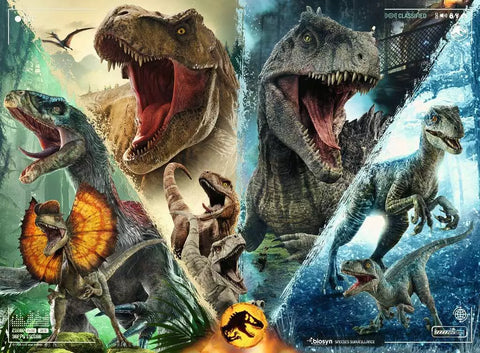 Ravensburger dėlionė „Jurassic World Dominion“, 100 XXL det., nuo 6 m.
