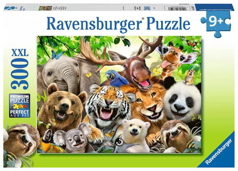 Ravensburger dėlionė „Egzotinių gyvūnų asmenukė“, 300 XXL det., nuo 9 m.