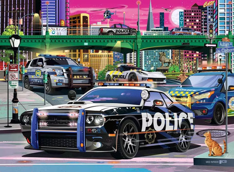 Ravensburger dėlionė „Policijos patrulis“, 150 XXL det., nuo 7 m.