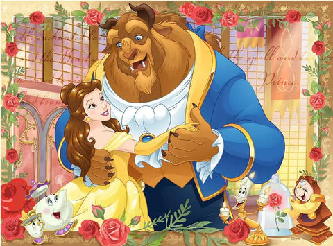Ravensburger dėlionė „Disney Gražuolė ir Pabaisa“, 100 XXL det., nuo 6 m.