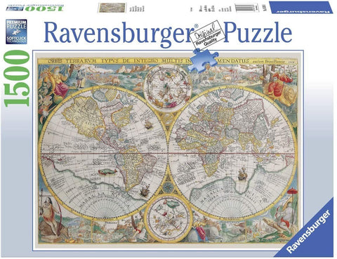 1500 Puzzle Historical Map - RAVENSBURGER dėlionėHOBI.LT 🇱🇹