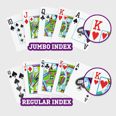 Copag: 1546 Elite Poker size Jumbo index žaidimo kortos dviguba kaladė (violetinė/pilka) Copag - HOBI.LT 🇱🇹