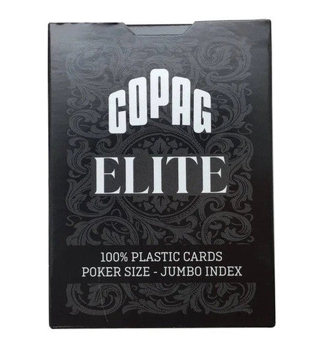 1546 Elite Poker size - Jumbo index žaidimo kortos (juodos) CopagHOBI.LT 🇱🇹