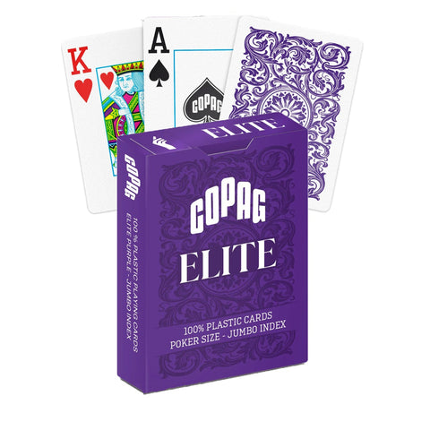 1546 Elite Poker size - Jumbo index žaidimo kortos (purpurinės) CopagHOBI.LT 🇱🇹