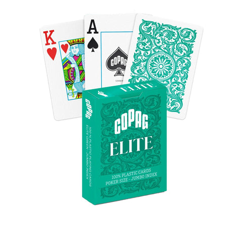 1546 Elite Poker size - Jumbo index žaidimo kortos (žalios) CopagHOBI.LT 🇱🇹