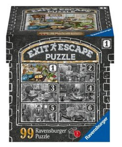 Ravensburger EXIT dėlionė „Paslaptingas dvaras: virtuvė“ Nr. 1, 99 det.