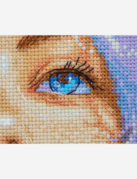 Bubblegum Dreams kryželiu siuvinėjimo rinkinys su Aida 14 ct, 20×20