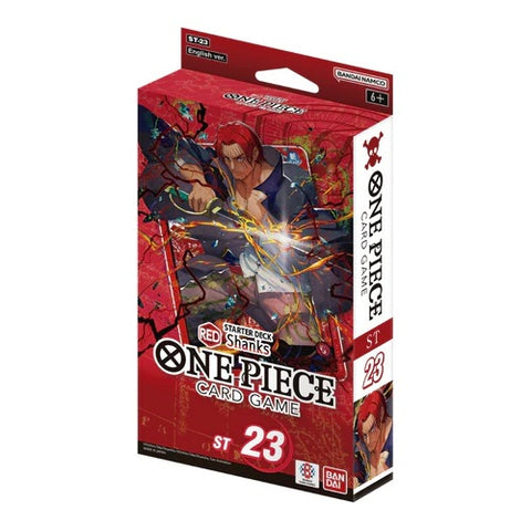 One Piece Shanks pradedantiesiems kortų rinkinys – raudona kaladė, 51 korta