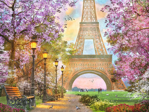 Ravensburger dėlionė „Įsimylėję Paryžiuje“, 1500 det.