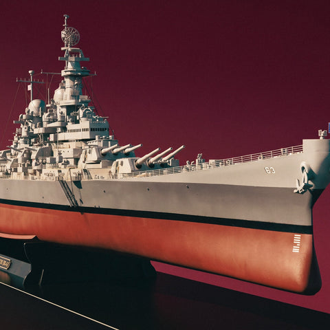 Laivo modeliavimo rinkinys „USS Missouri BB-63“