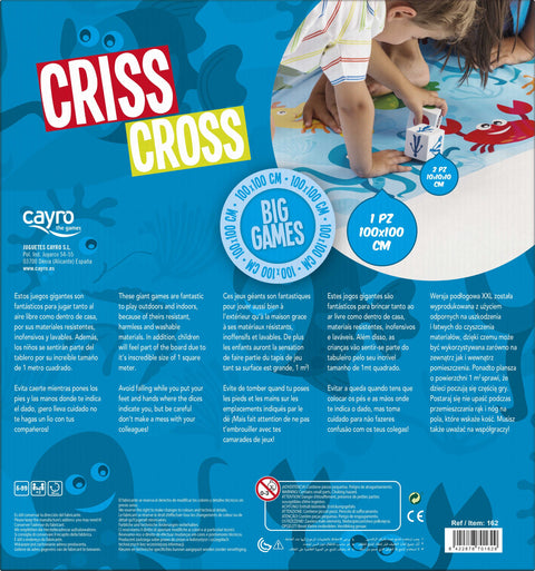 Cayro grindų žaidimas „Criss Cross“, 2–8 žaid., nuo 5 m.