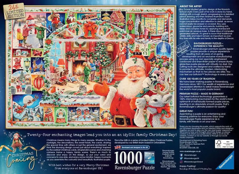 Ravensburger dėlionė „Kalėdos ateina!“, 1000 det.