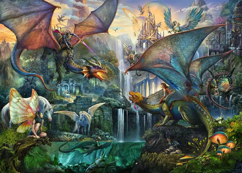 Ravensburger dėlionė „Stebuklingas drakonų miškas“, 9000 det.