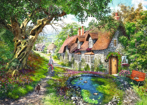 Ravensburger dėlionė „Gėlėtos kalvos takas“, 1000 det.