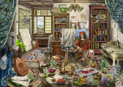 Ravensburger EXIT dėlionė „Dailininko studija“, 759 det., nuo 12 m.