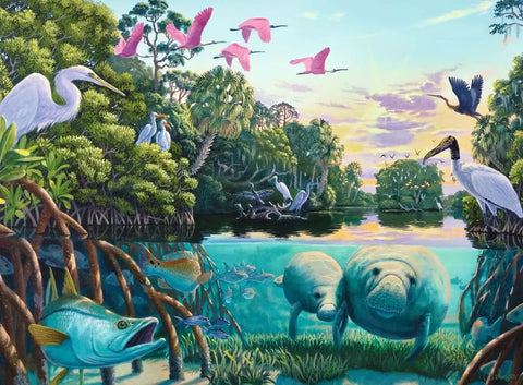 Ravensburger dėlionė „Lamantinai“, 500 det.