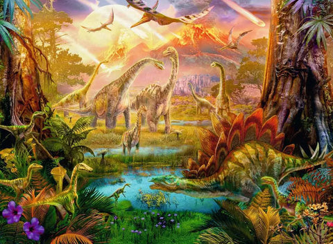 Ravensburger dėlionė „Dinozaurų žemė“, 500 det.