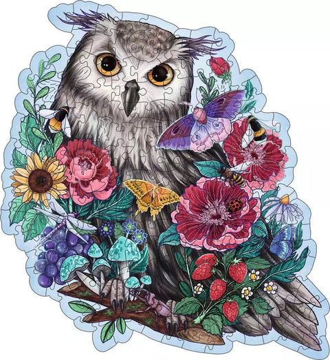 Ravensburger medinė dėlionė „Pelėda“, 150 det., nuo 10 m.
