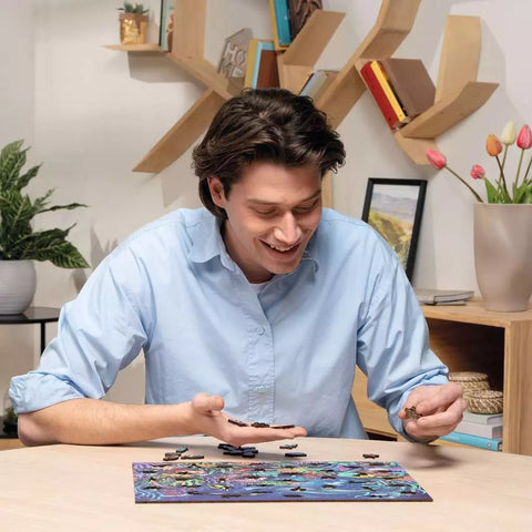 Ravensburger medinė dėlionė „Po vandeniu“, 500 det.