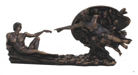 Adomo sutvėrimas - Michelangelo kūrinys (mažesnė versija). Išmatavimai: 27x7x12cm.